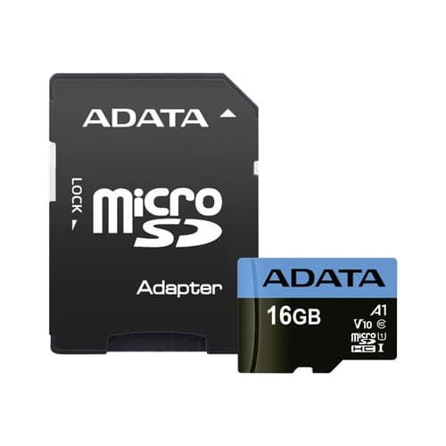 Карта памяти microSDHC UHS-I Class 10 A1 16 Гб (100MB/s) with 1 adapter, ADATA